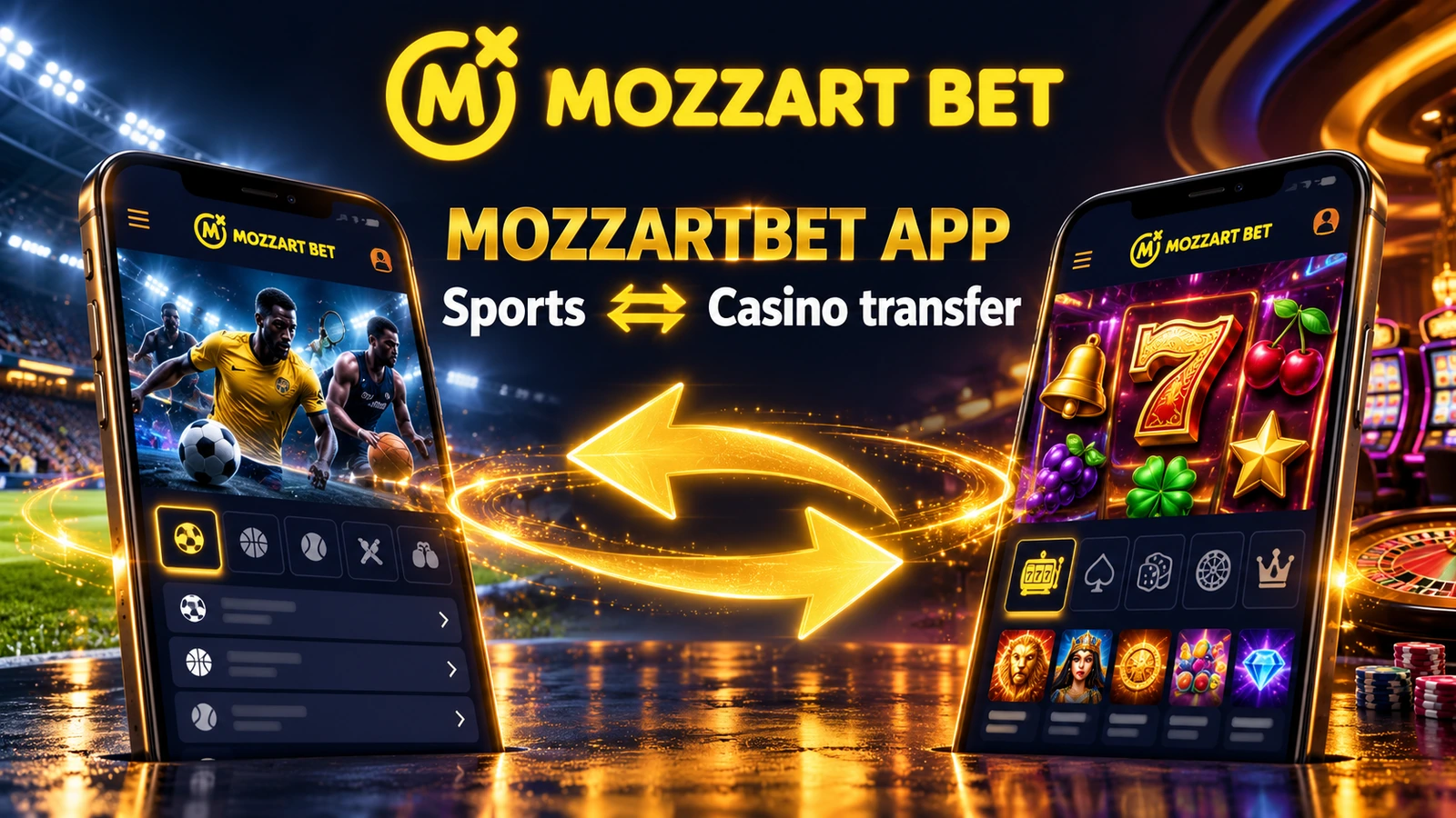 Mozzartbet app sports and casino transfer
