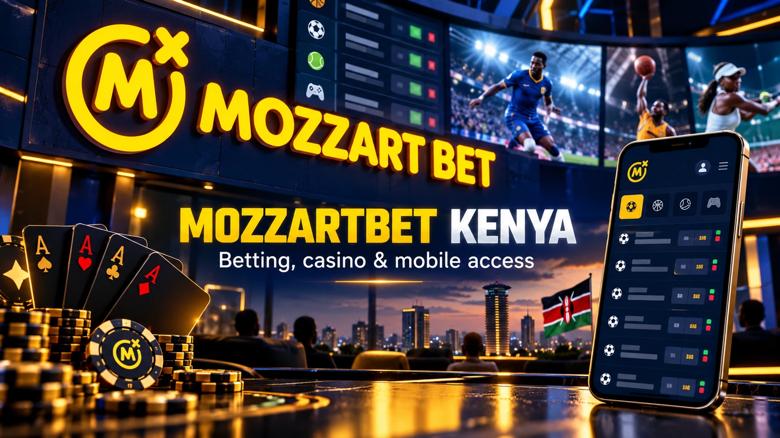 Mozzartbet Kenya sports, casino and mobile access